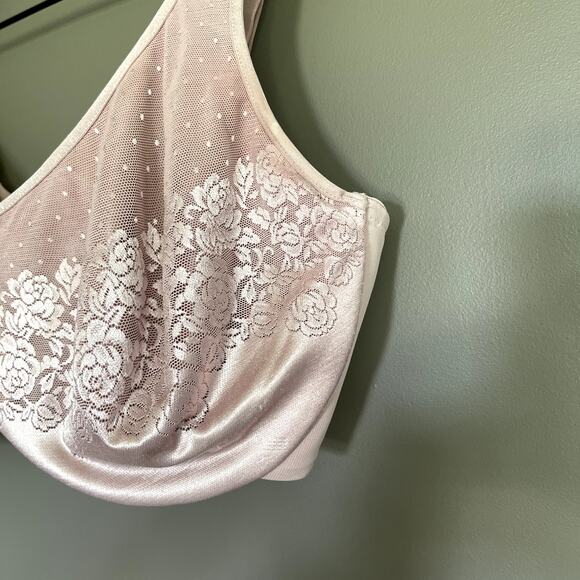 Soma Stunning Support Unlined Minimizer Bra Size 40G Adobe Rose Nude Pink Mauve - Picture 8 of 16